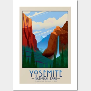 Yosemite National park Posters and Art